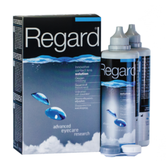 Regard 2 x 355 ml Doppelpack konservierungsmittelfreie Kombilösung für weiche Kontaktlinsen