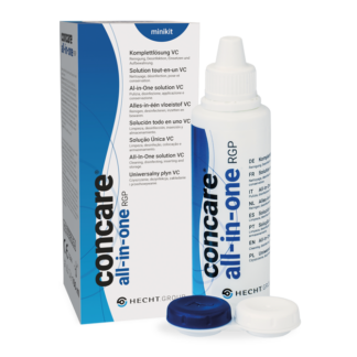 concare all-in-one RGP minikit Aufbewahrungslösung für formstabile Kontaktlinsen