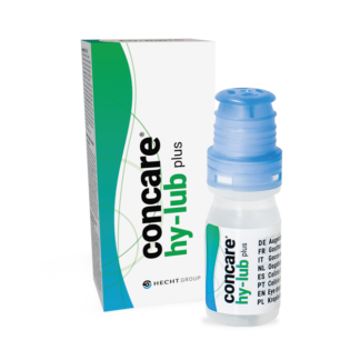 concare® hy-lub plus konservierungsmittelfreie Hyaluronat-Augentropfen - Auch für Nichtkontaktlinsenträger!