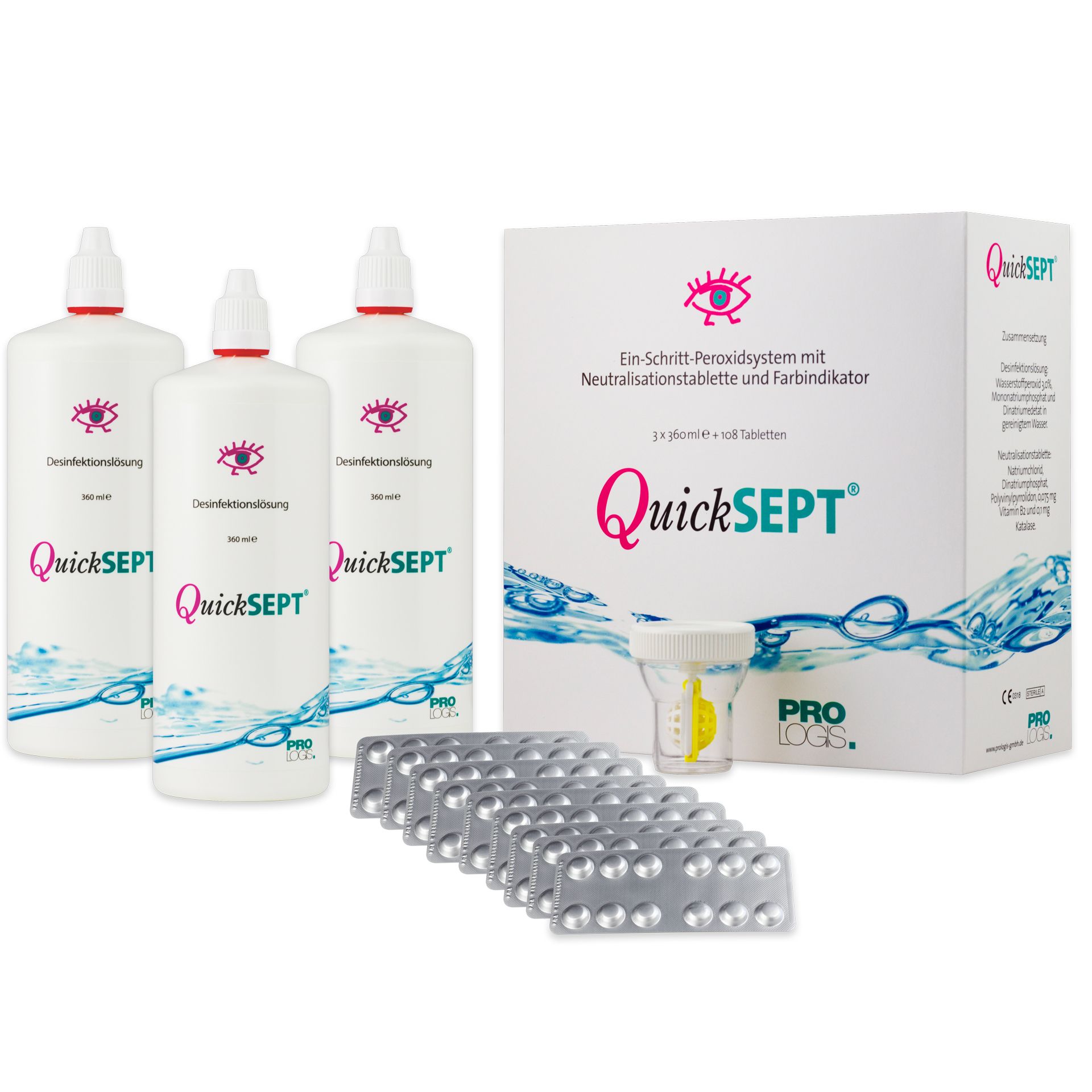 QuickSEPT VORRATSPACK frei von Konservierungsstoffen und nach 1 Stunde fertig